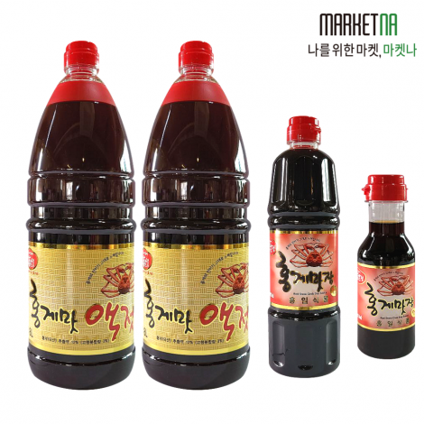 홍일점 홍게맛 액젓 1.8L + 레드 500ml 전참시 홍게액젓