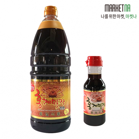 홍일점 홍게골드 1.8L 1개+레드 200ml 맛간장 레드 편스토랑 남보라 맛간장